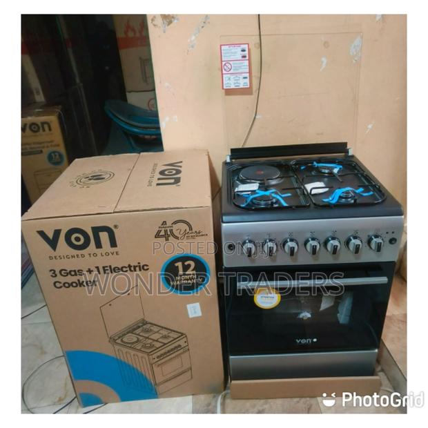 3 Gas + 1 Electric Von (58*58 )Standing Cooker