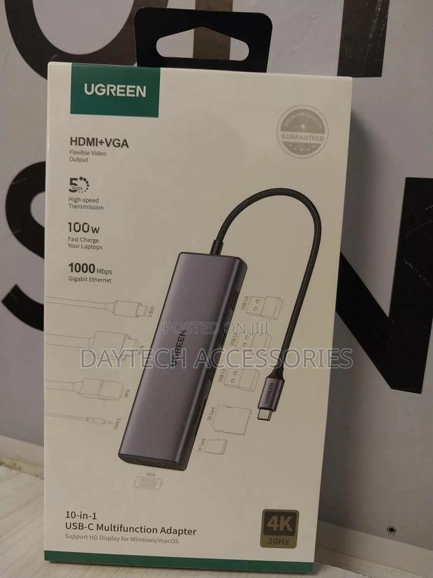 Ugreen 10-in-1 Usb C Hub With Hdmi, Vga - thumbnail 3