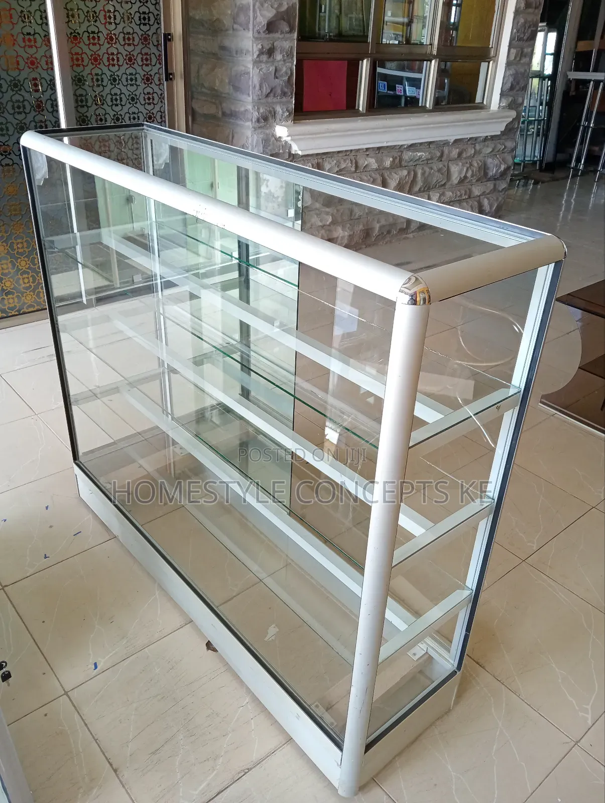 Glass Display Unit and Shelves Counters