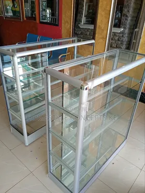 Glass Display Unit and Shelves Counters