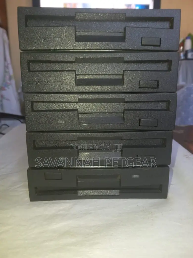 Sony Black Floppy Disk Drives - 1.44MB 3.5in