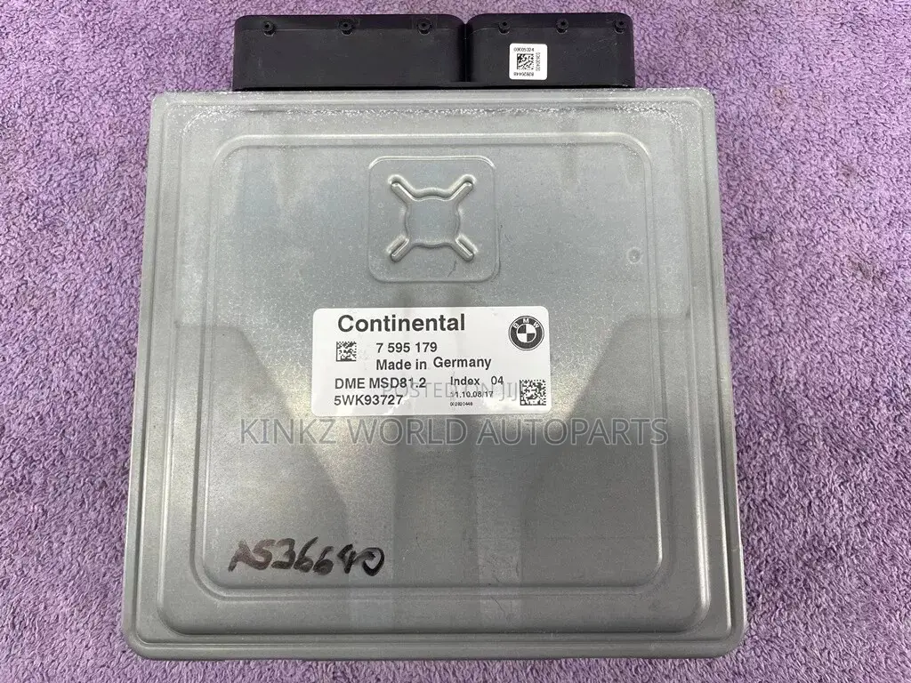 BMW E87 E90 E91 N43 Engine Ecu 7595179 5wk93727 Dme Msd81.2