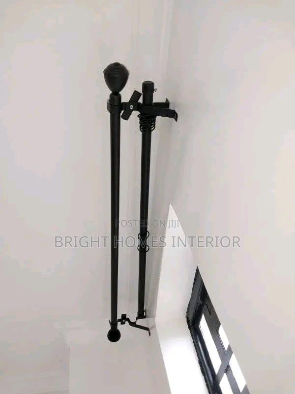 1m Double Jua Kali Curtain Rods