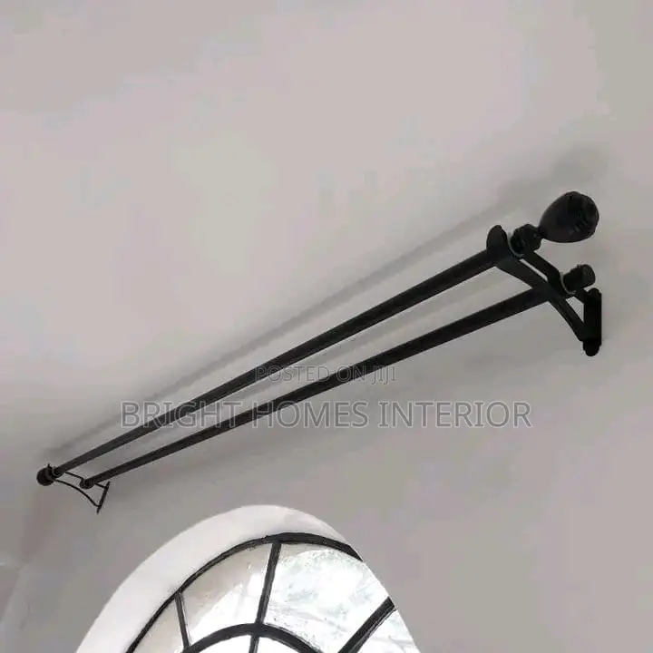 Jua Kali Curtain Rods Complete