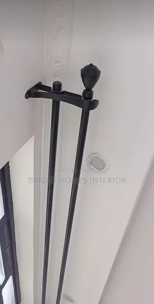 2m Double Jua Kali Curtain Rods