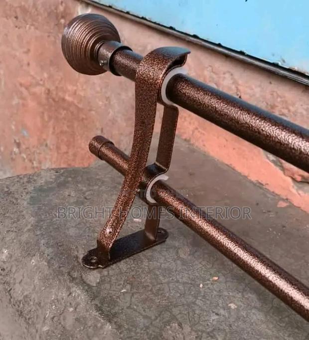 Jua Kali Curtain Rods Coated Powder Coated Jua Kali Rods