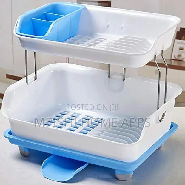 2 Layer Plastic Dish Rack - thumbnail 5