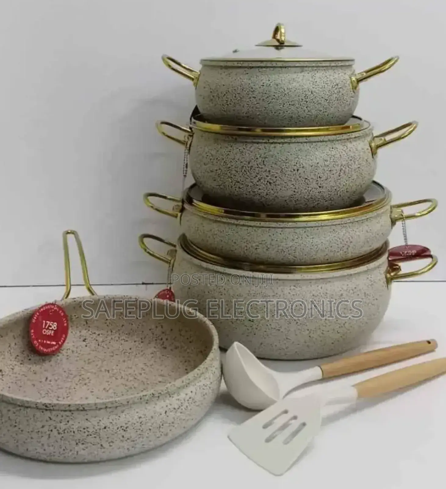 Granite 9pcs Sufuria Set Cookware