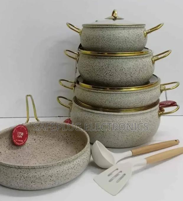 Granite 9pcs Sufuria Set Cookware