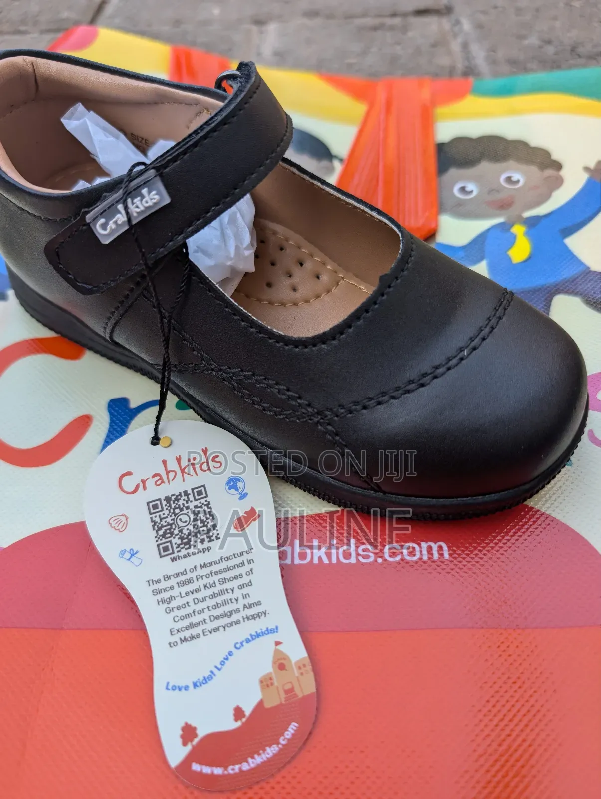 Crab Kids School Shoes.