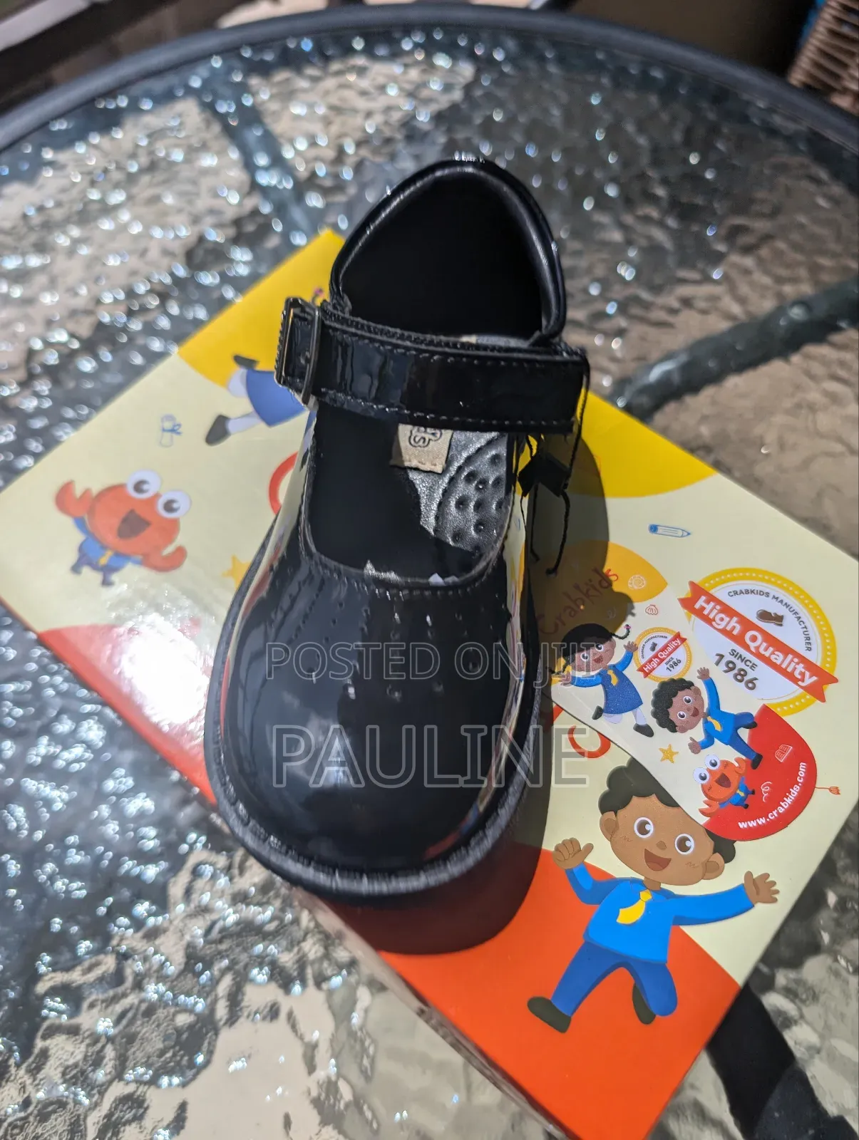 Crab Kids School Shoes.