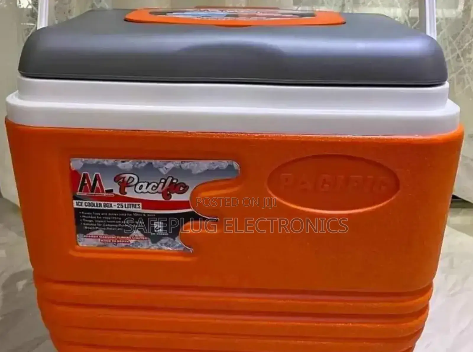 Orange Ice Cooler Box 25 Litres Pacific Cooler Box
