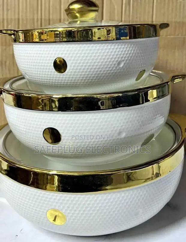 Soup Ceramic Hotpots 3 PCS Set - main view