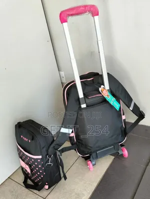  *2in1 3D Children Trolley School Backpack (Detachable)