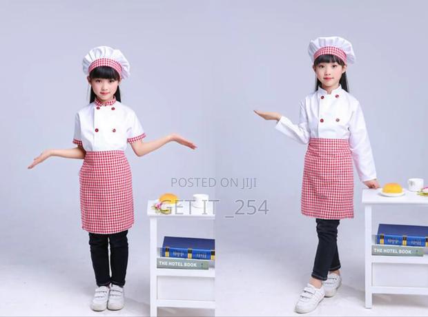 🍇 *3pcs Children Professional Chef Costume