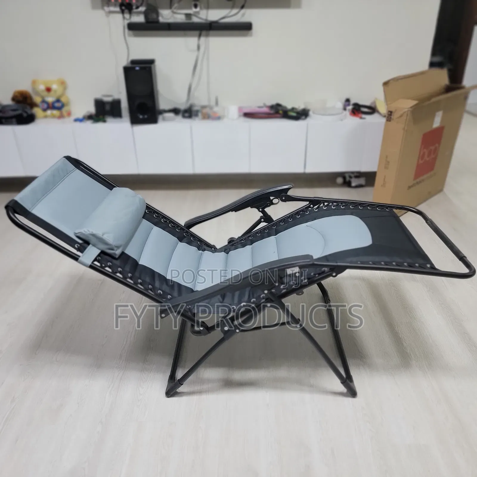 Padded Recliner Camping Chair