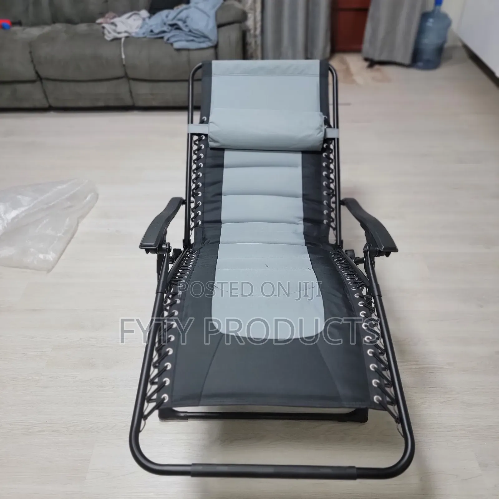 Padded Recliner Camping Chair