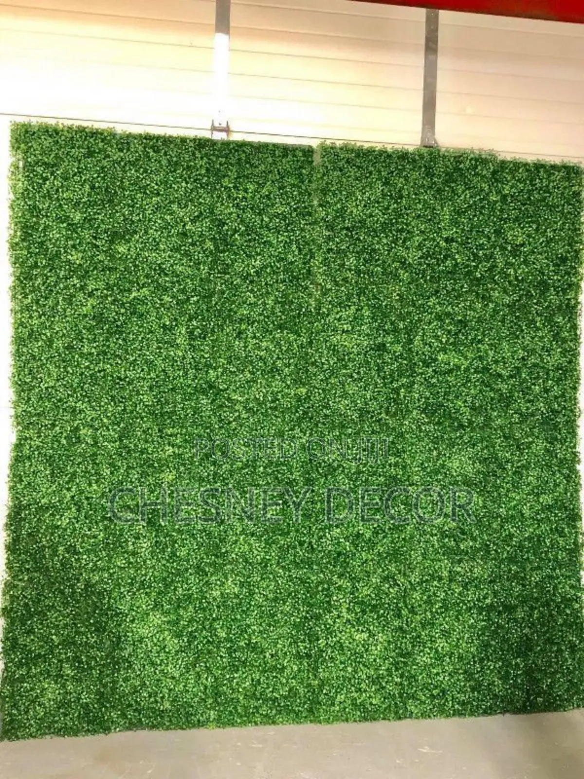 Wall Decorations In Kenya Using Artificial Grass
