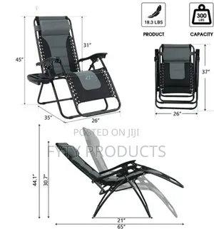 Padded Recliner Camping Chair