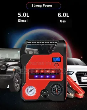 Portable Car Jumper Plus Tire Pressure