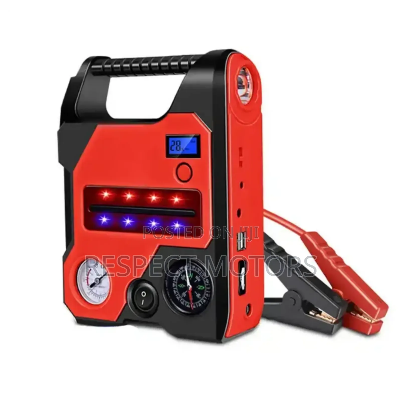 Portable Car Jumper Plus Tire Pressure