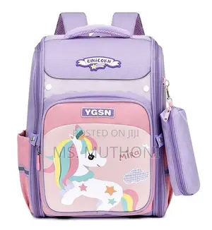Mira Unicorn Purple School Backpack + Pencil Pouch