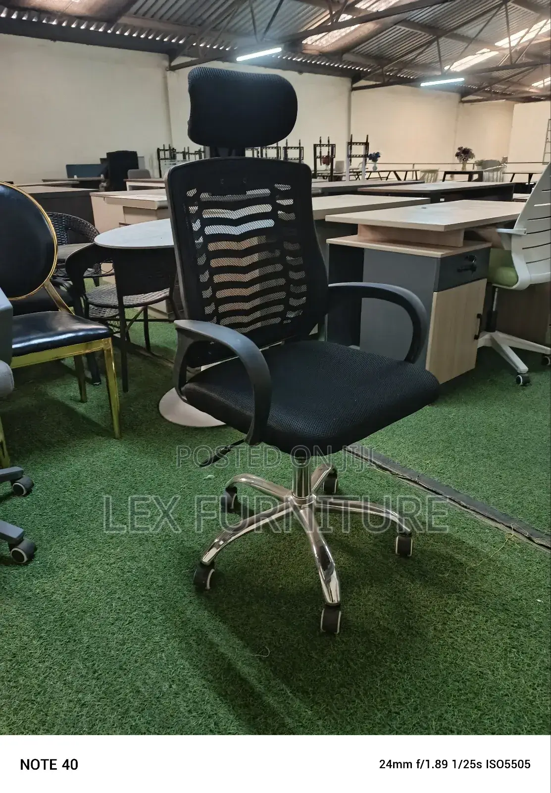 Adjustable Headrest Office Chair