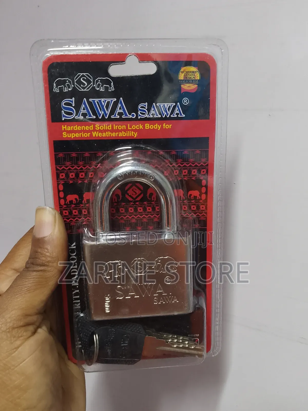 Sawa Padlock 50mm Hardened Steel Anti-Rust Anti-Theft