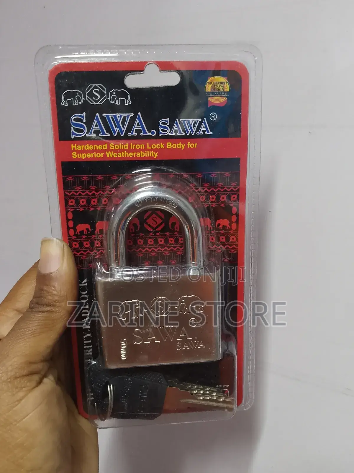 Sawa Padlock 50mm Hardened Steel Anti-Rust Anti-Theft