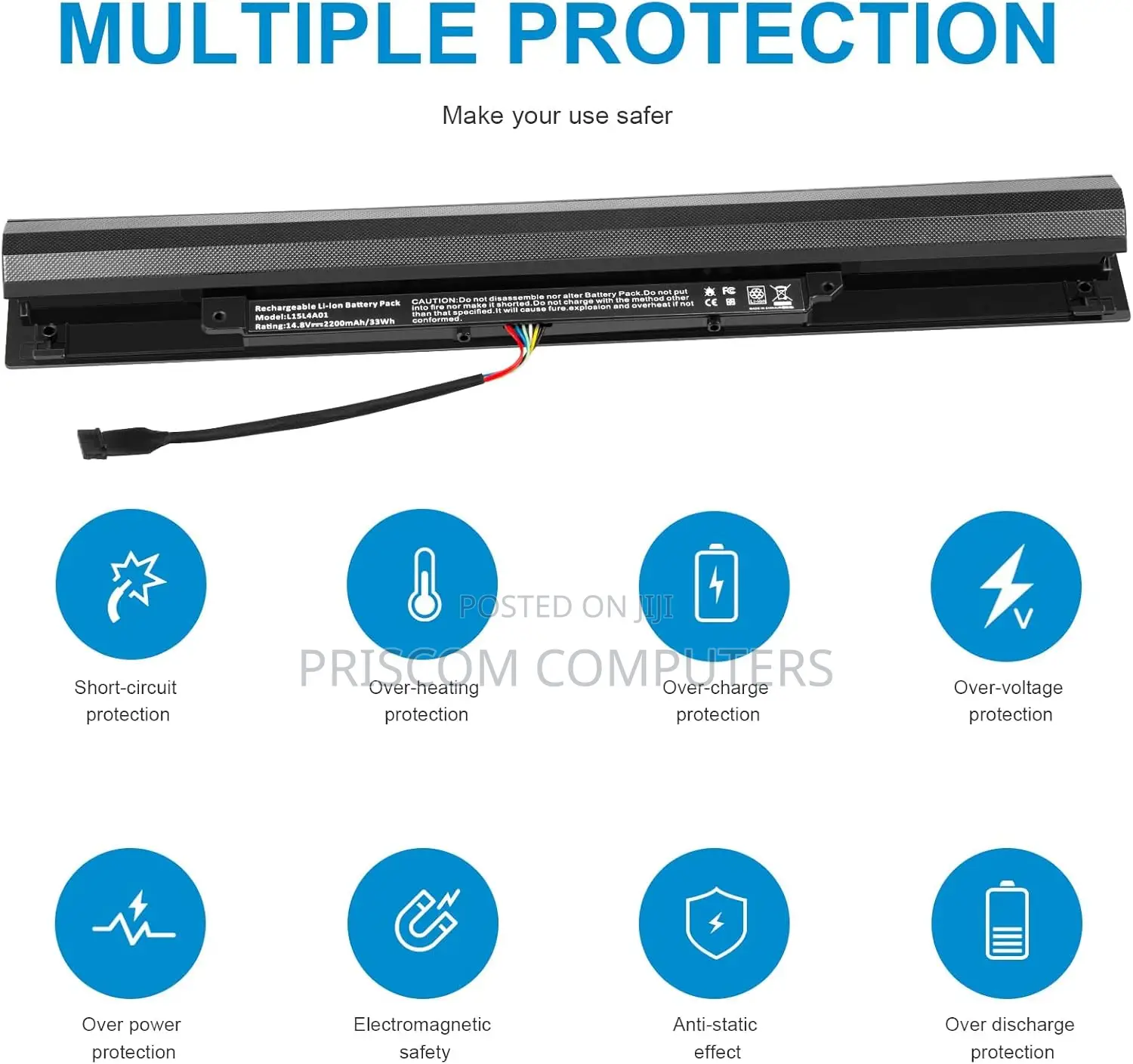 Laptop Battery for Lenovo Ideapad 100-15ibd 110-15isk 41NR19