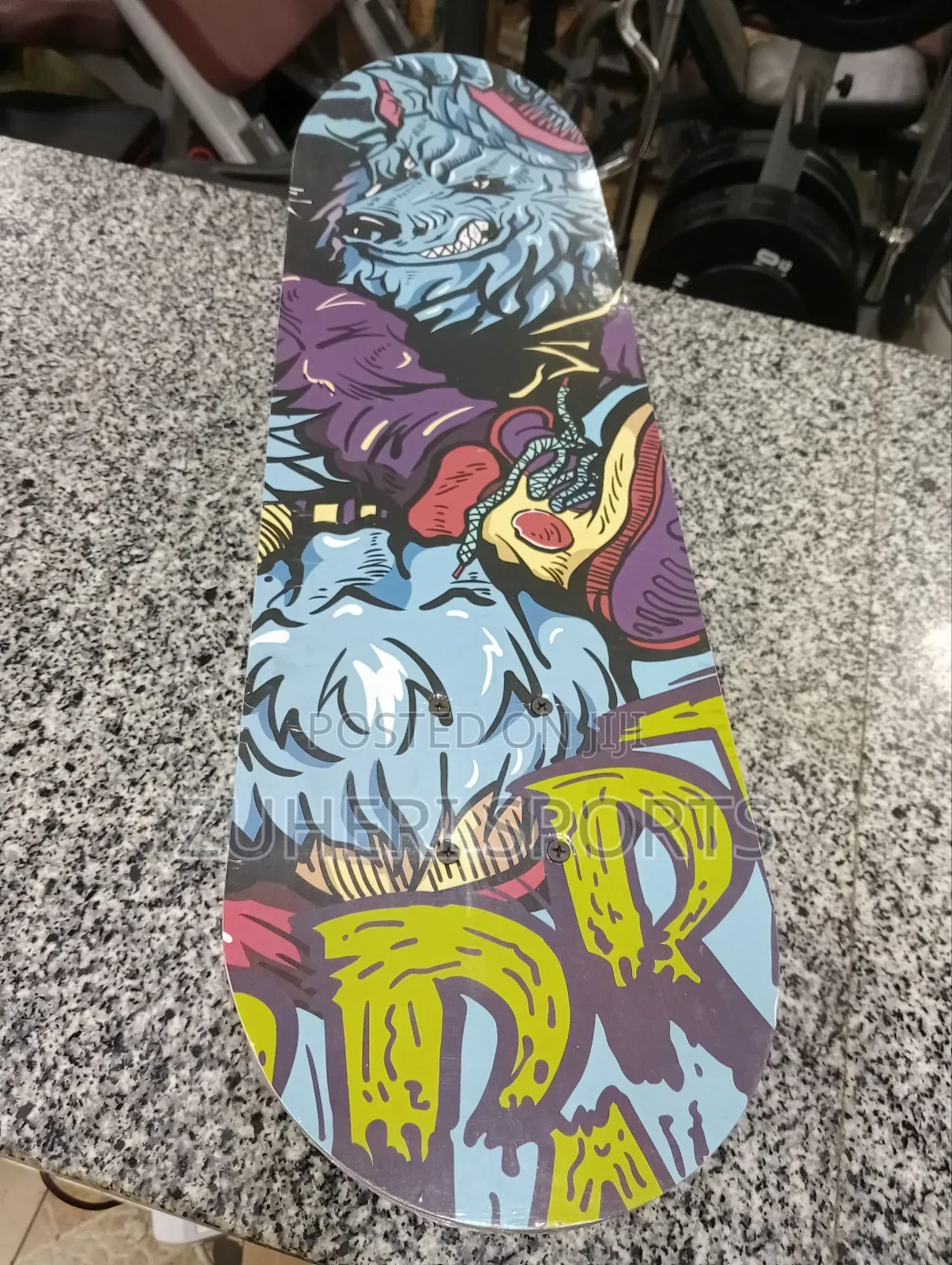 Adult Skateboard ; Rubber Wheels, Competition Standard
