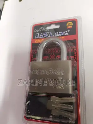 Sawa 50mm Padlock With 3 Keys Made of Hardened Steel