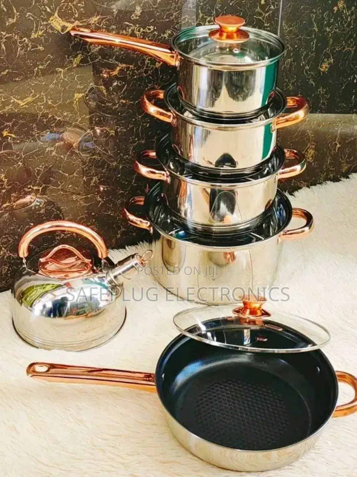 Quality Edenburg Cookware Stainless Steel 12 PCS