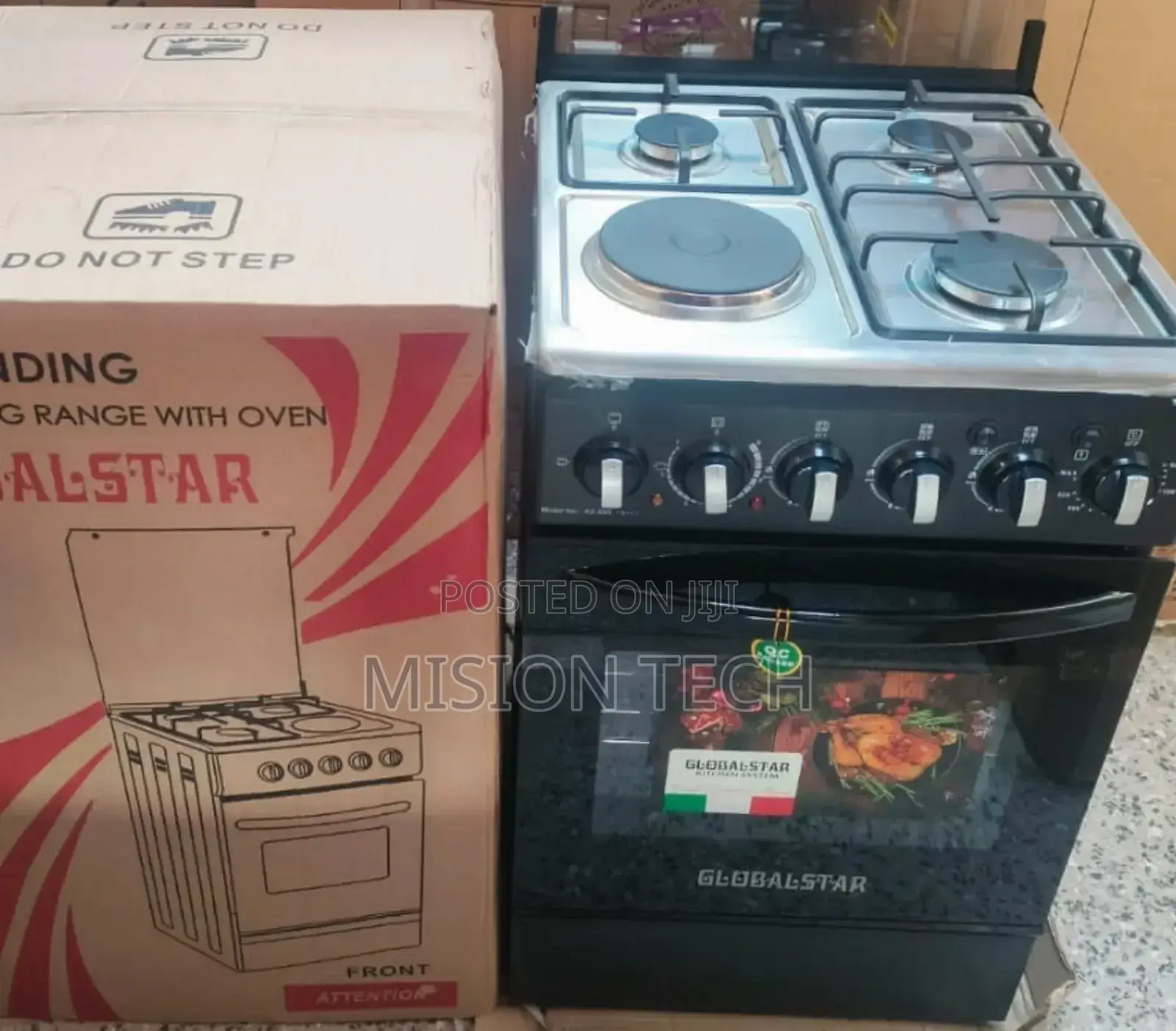  Globalstar 3 Gas + 1 Electric Cooker With Electric Oven