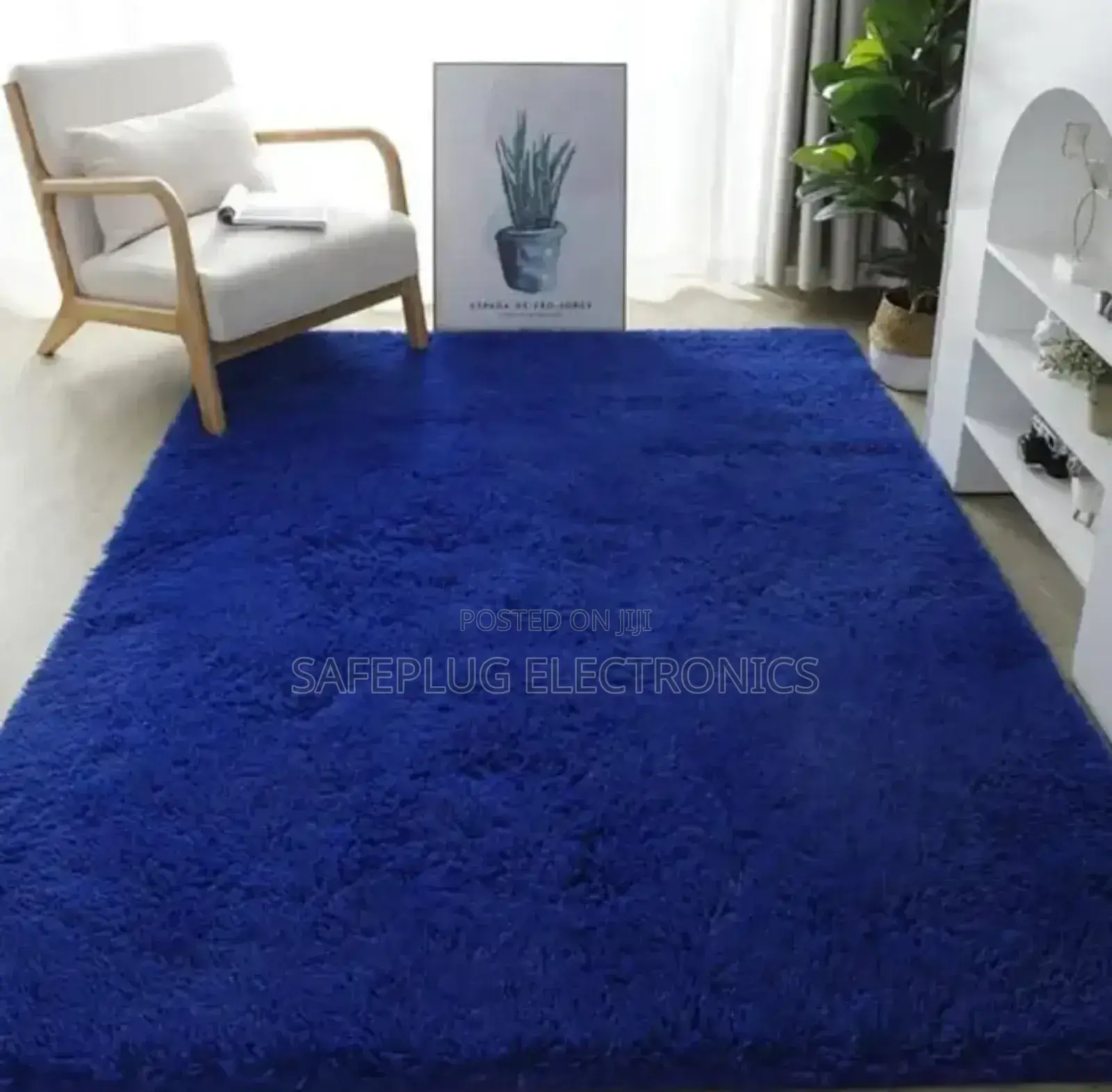 Fluffy Carpet 5 by 8 Plain Fluffy