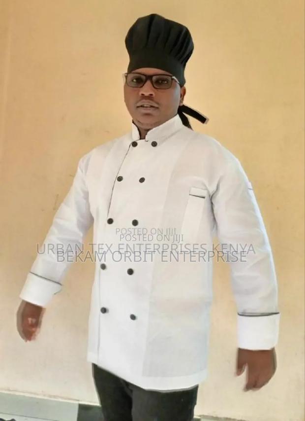 Professional Restaurant's Work Wear (Jacket+ Hat) - main view