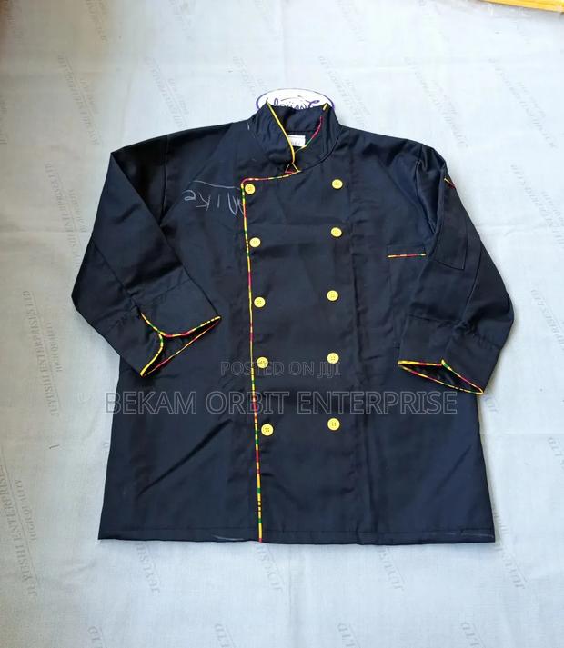 Branded Double Breasted Professional Shortsleeve Chef Jacket - thumbnail 2