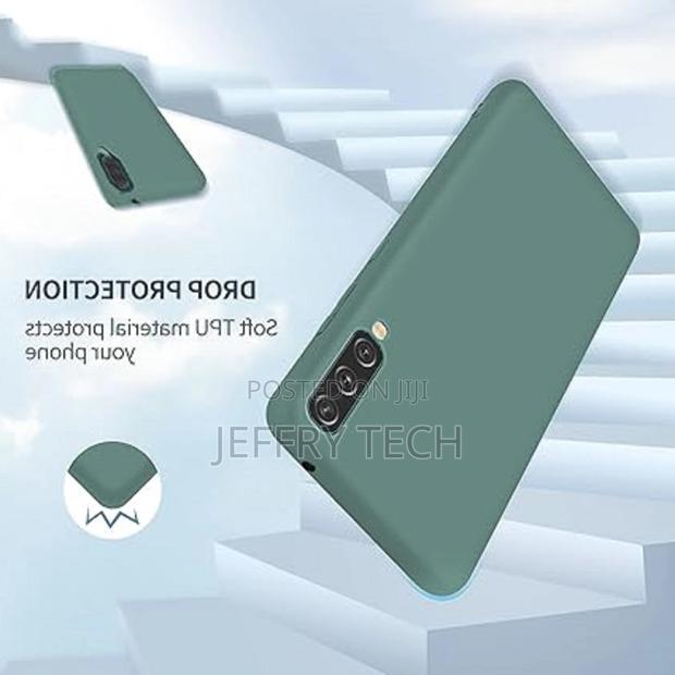 Liquid Silicone Soft Case for Samsung Galaxy A50 Green - main view