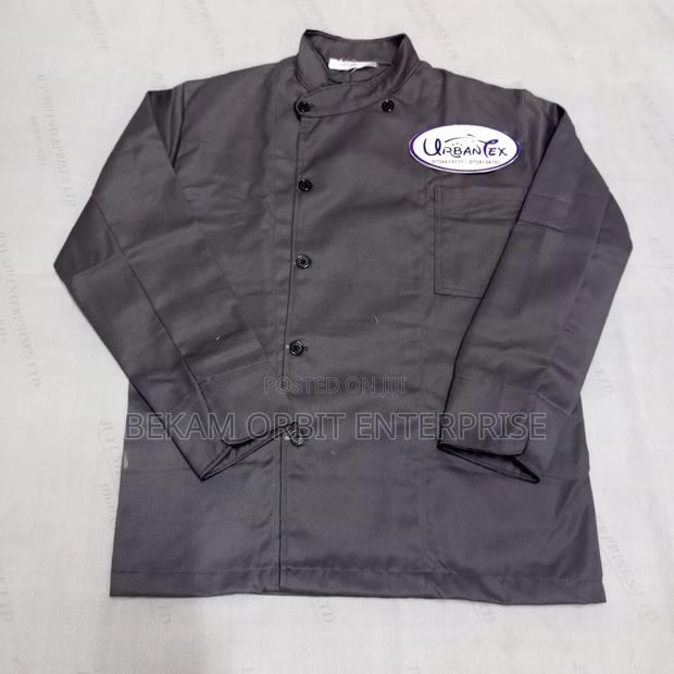 Customized Cotton Maroon Chef Jackets - thumbnail 2