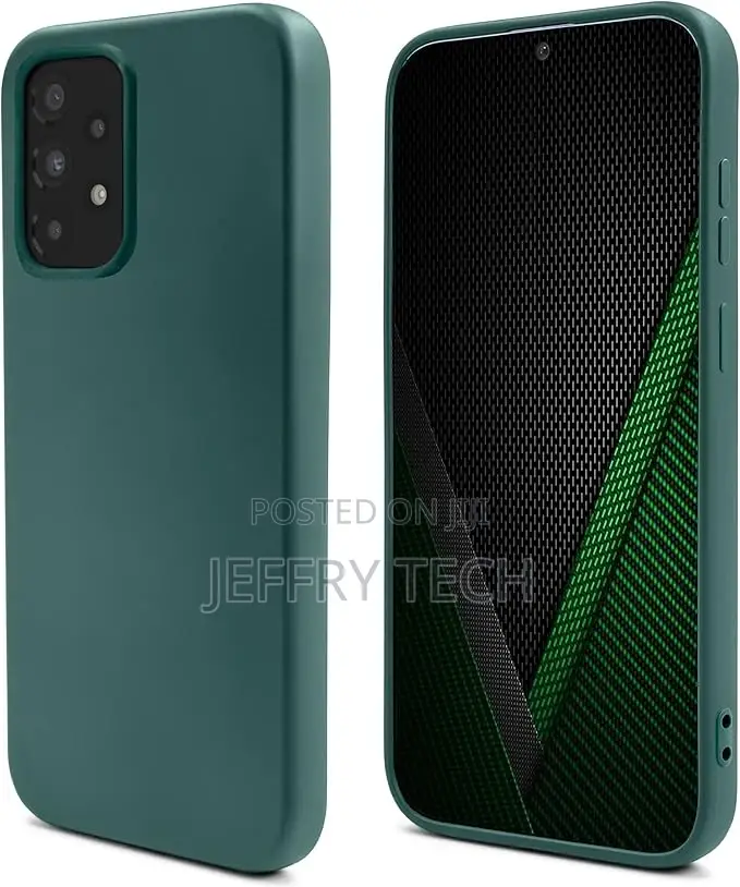 Silicone Case for Samsung A53 Dark Green Liquid Silicon