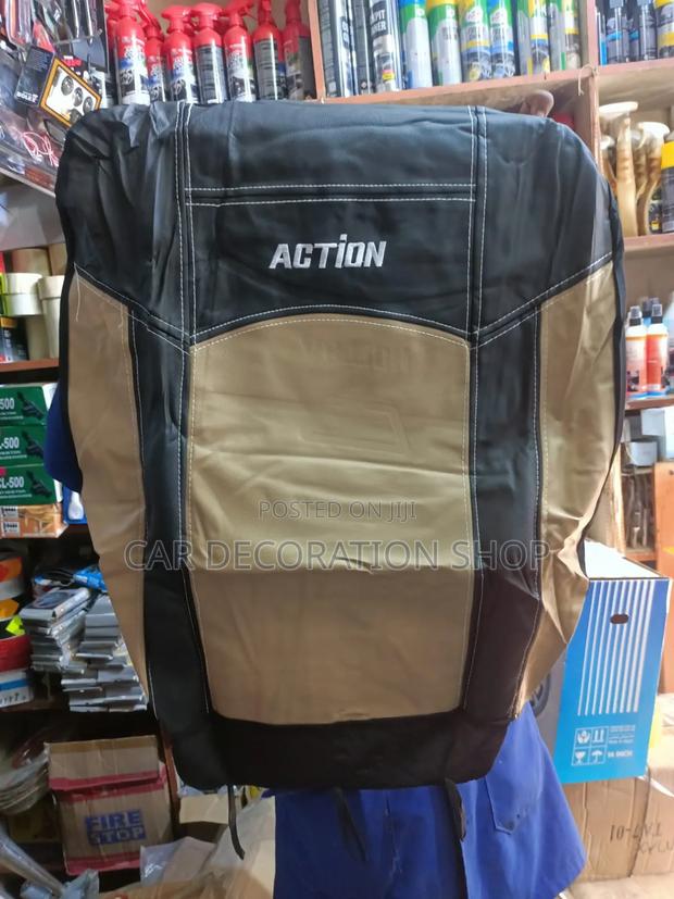 Baije Black Action Seat Leather Cushions - main view