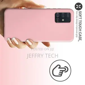Samsung Galaxy A71 Silicone Case - Soft Touch - Pink