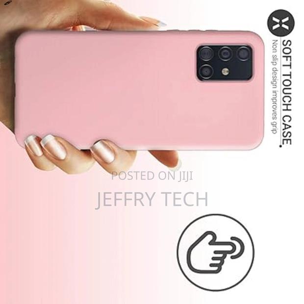 Samsung Galaxy A71 Silicone Case - Soft Touch - Pink - thumbnail 3