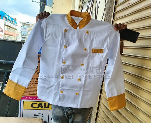 Custom Breathable White Chef Jacket - thumbnail 3