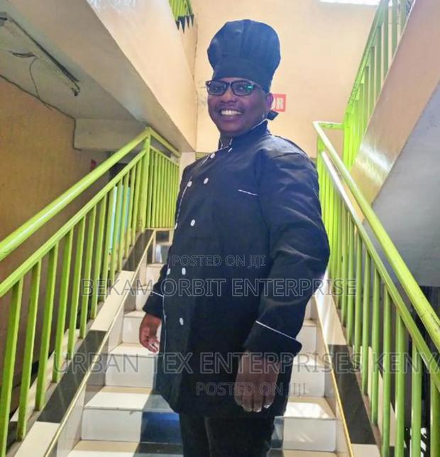 Versatile Custom Black Chef Jacket Hat - main view