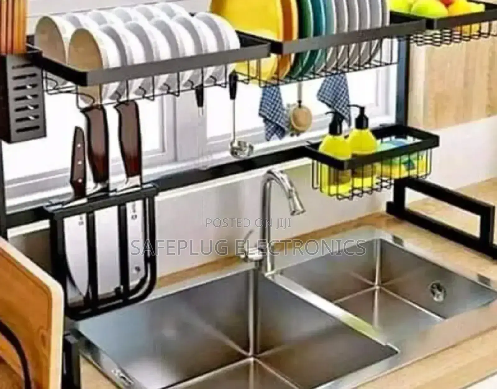 Non Rust Over the Sink Kitchen Dish Drainer