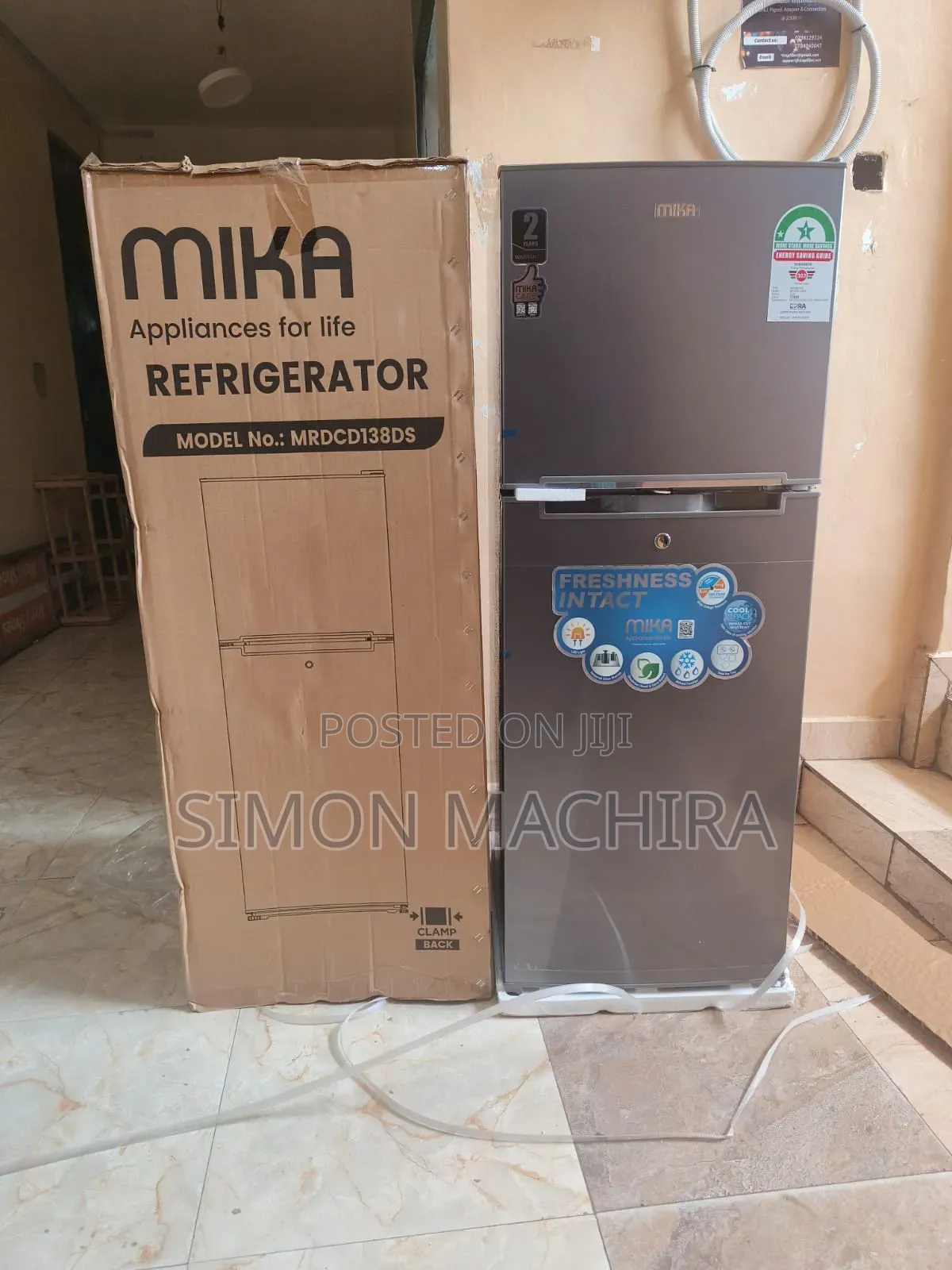 Mika 138L Double Fridge