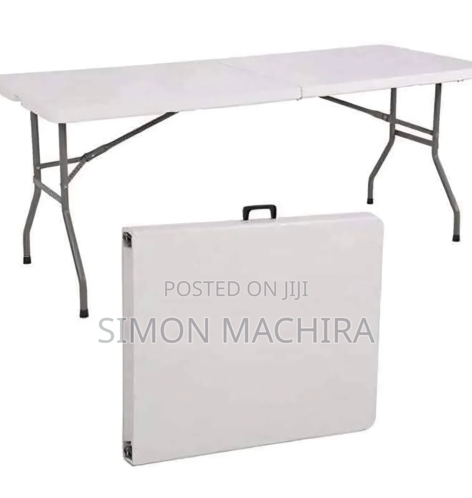 Foldable White Camping Table