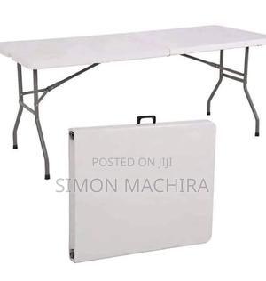 Foldable White Camping Table - thumbnail 2