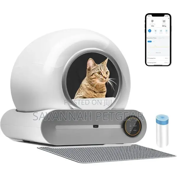 Automatic Self Cleaning Cat Litter Box, Large APP Control